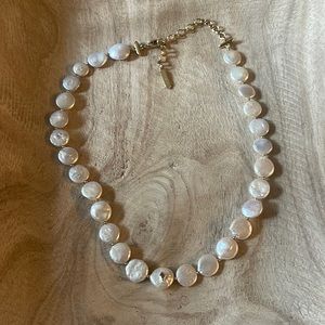 Stella and dot flat pearl choker.  Like new.